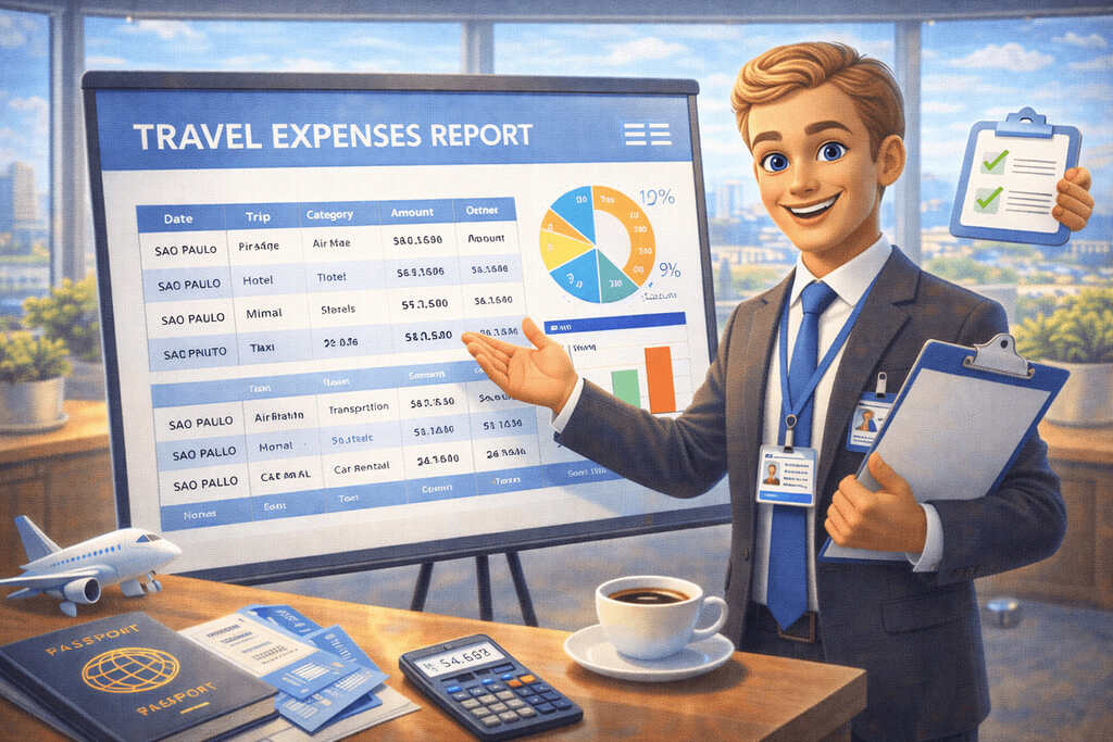 Relatório de despesas de viagem: como ter controle e previsibilidade dos gastos corporativos